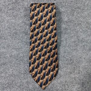 Umberto Bossi All Silk Roma Milano Handmade 100% Silk Tie Power Calm Loyal Motif